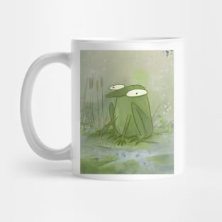 Weird frog painting Mug